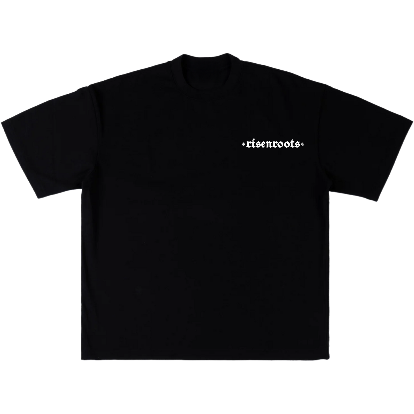 RISEN ROOTS - "REBORN | T-SHIRT " - Color: BLACK